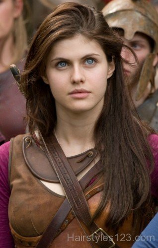 Alexandra Daddario Straight Haircut