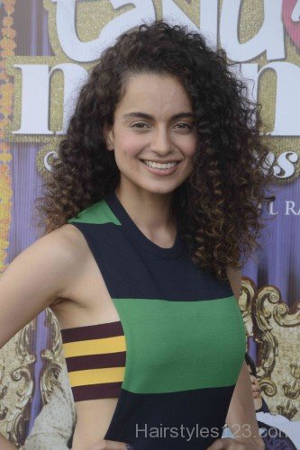 Kangana Ranaut Spiral Perm