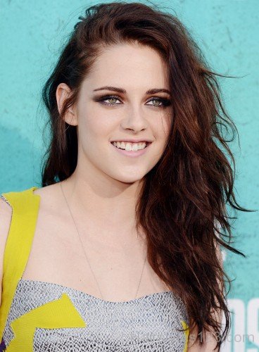 Kristen Stewart Color Wavy Haircut