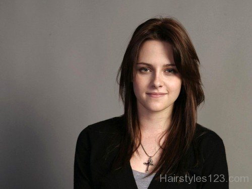 Kristen Stewart Medium Layered Haircut