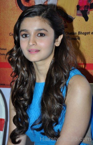 Alia Bhatt Long Curly Hairstyle