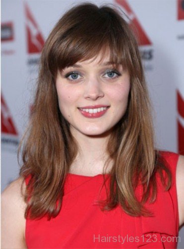 Bella Heathcote Bangs Hairstyle