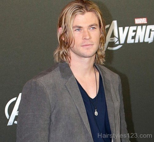 Chris Hemsworth Blonde Hairstyle