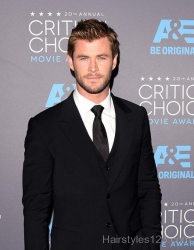 Chris Hemsworth Punk Hairstyle