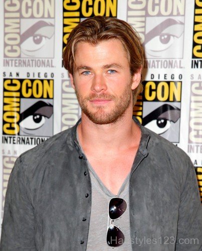 Chris Hemsworth Short Color Hair