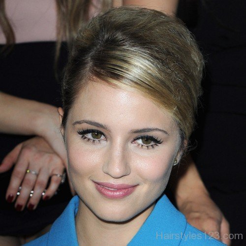 Dianna Agron Retro Updo