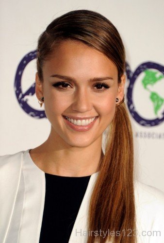 Jessica Alba Ponytail