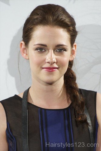 Kristen Stewart Braid Hairstyle