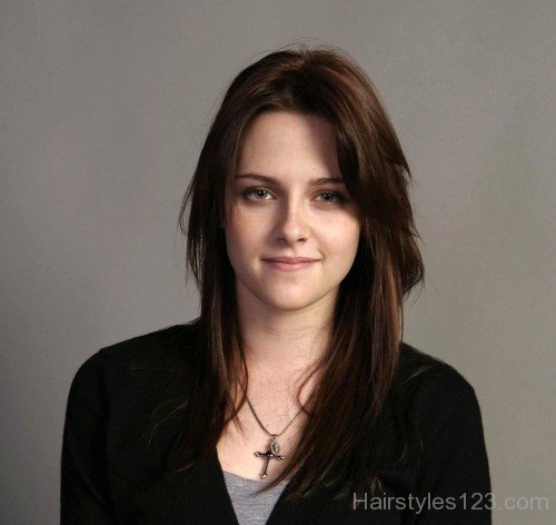 Kristen Stewart Medium Layered Haircut