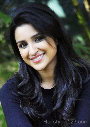 Parineeti Chopra Long Layered Hairstyle