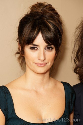 Penélope Cruz Beehive Hairstyle