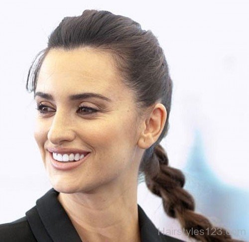 Penélope Cruz Braid Hairstyle