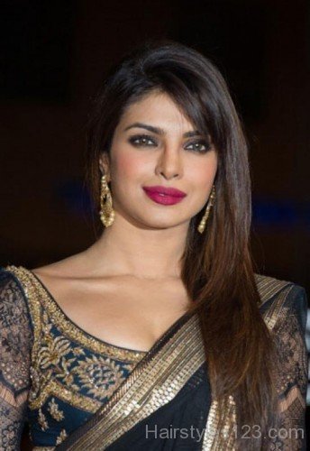 Priyanka Chopra Straight Hairstyle