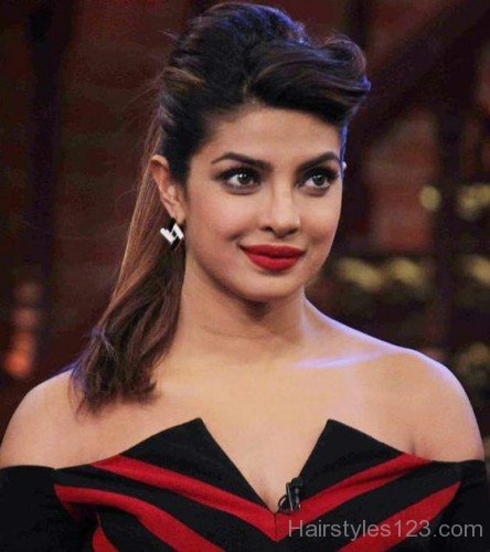 Priyanka Half Up Prom Hairstyle