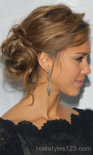 Prom Updo Of Jessica Alba