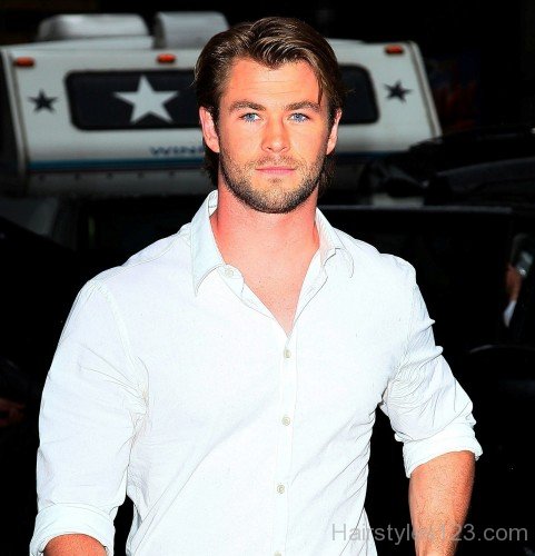 Short Haircut Of Chris Hemsworth