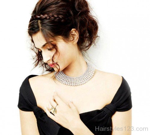 Sonam Kapoor Vintage Hairstyle