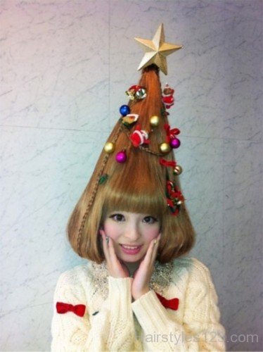 Cute Christmas Hairstyle