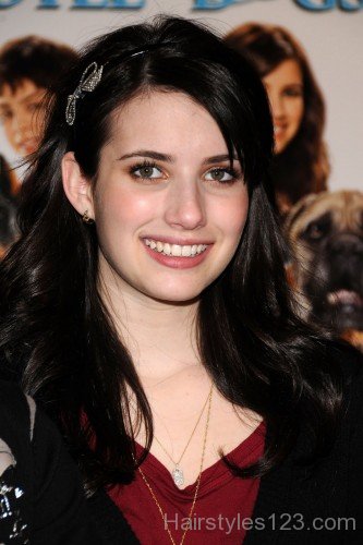 Emma Roberts Black Hair