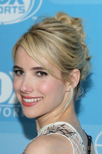 Emma Roberts Prom Updo