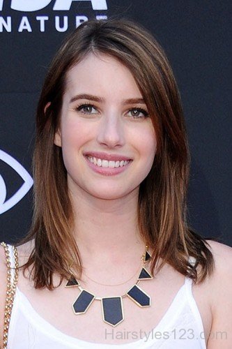 Emma Roberts Shoulder Length Hair