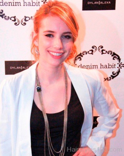 Emma Roberts Updo Hairstyle