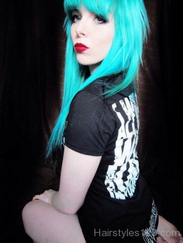 Emo Blue Hair