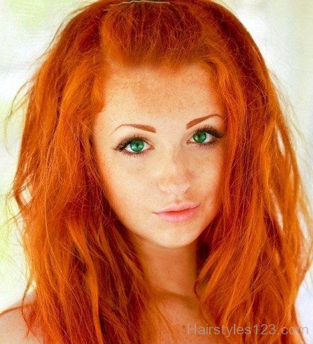 Fluffy Orange Hair