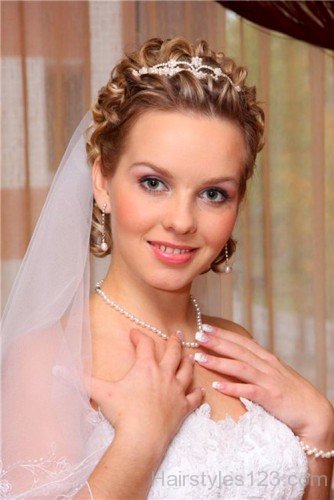 Hair With A Wedding Veil