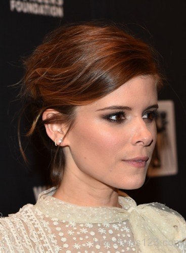 Kate Mara Pinned Updo