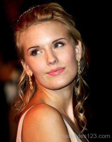 Maggie Grace Party Hairstyle
