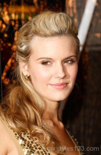 Maggie Grace Puff Hairstyle