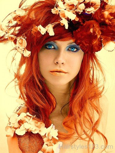 Orange Hair Style