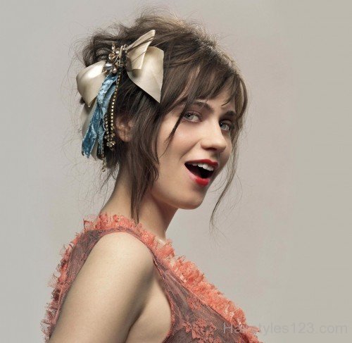 Pinned Updo Of Zooey