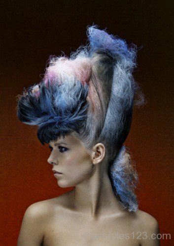 Shaded Avant Garde Hairstyle