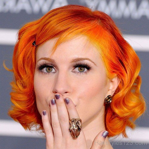 Short Orange Hairstyle