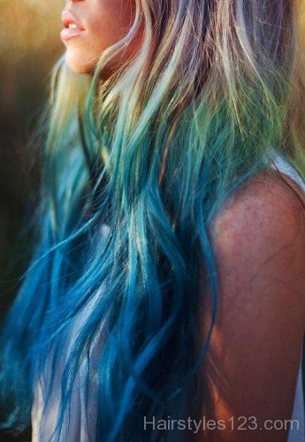 Wavy Colored Hair