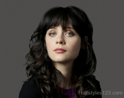 Zooey Deschanel Medium Curls