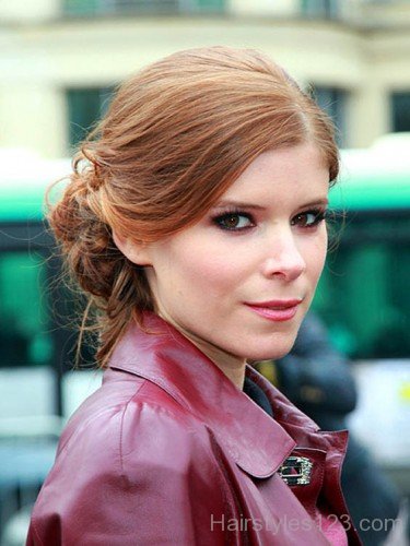 Kate Mara Bun Hairstyle 