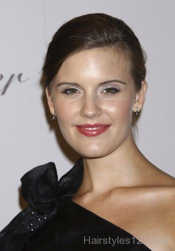 Maggie Grace Side Part Hair