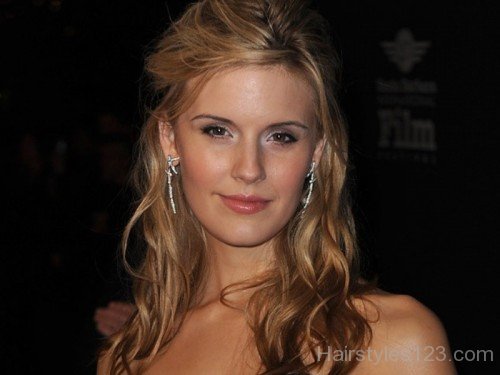 Maggie Grace Wavy Medium Haisrtyle-Db153