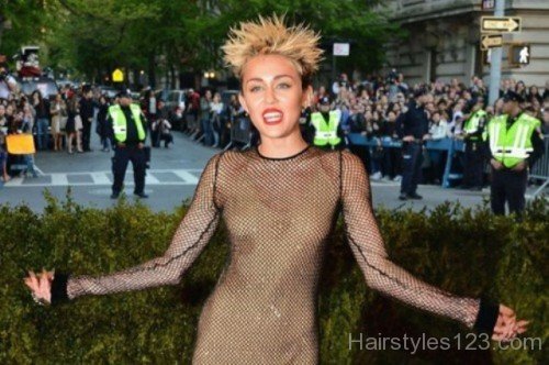 Miley Cyrus Short Pixie Hair