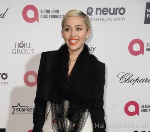 Miley Cyrus Straight Short Hair-Hs134