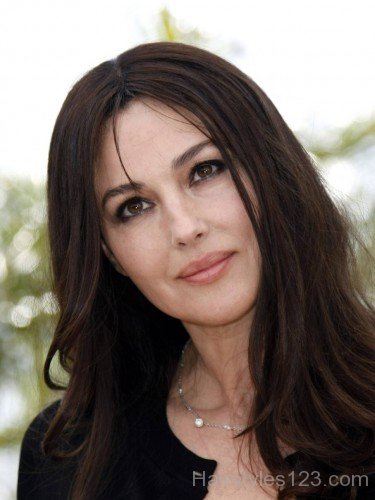Monica Bellucci Mid Length Hairstyle