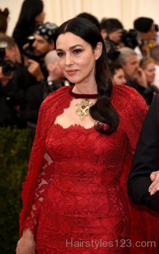 Monica Bellucci Party Hairstyle