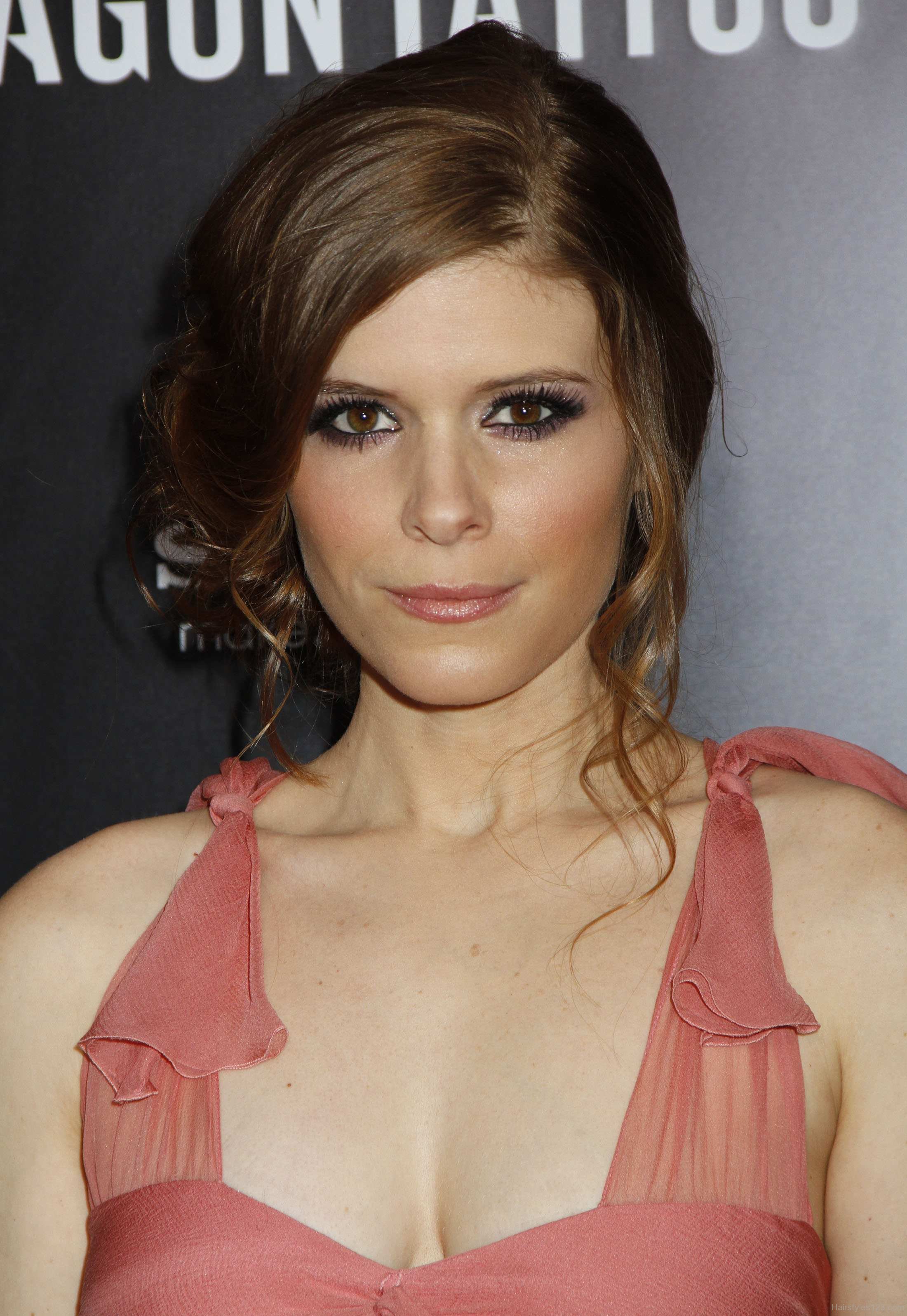 Kate Mara Side Bun Hairstyle.