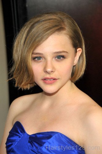 Chloë Grace Moretz Angled Bob