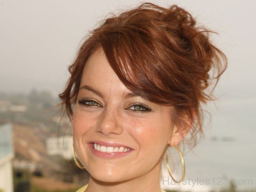 Emma Stone Updo Hairstyle-em31bl31