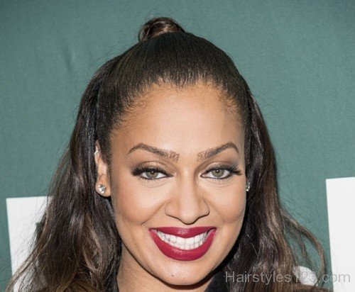 La La Anthony Half Up half Down Hairstyle-la2170017