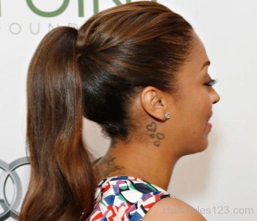 La La Anthony Ponytail Hairstyle-la2340034